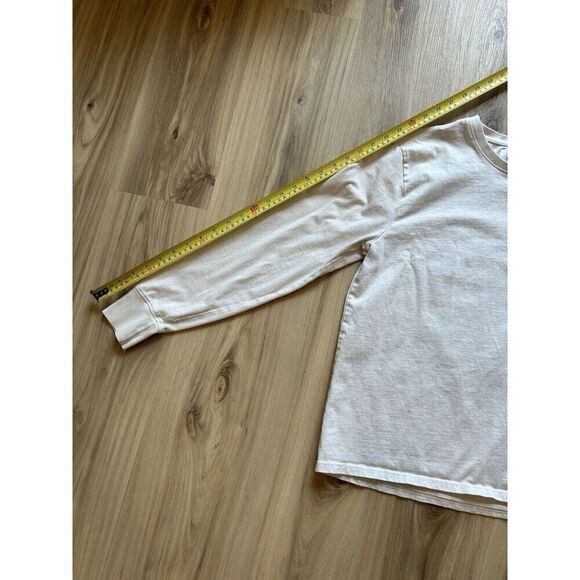 CHNGE Women's Oversized Long Sleeve Size S Climate Neutral Equality Off-White - Picture 4 of 10